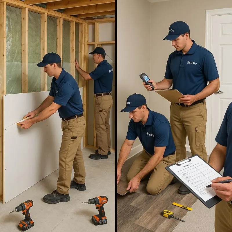 Repairs and Reconstruction process in New Hartford, NY